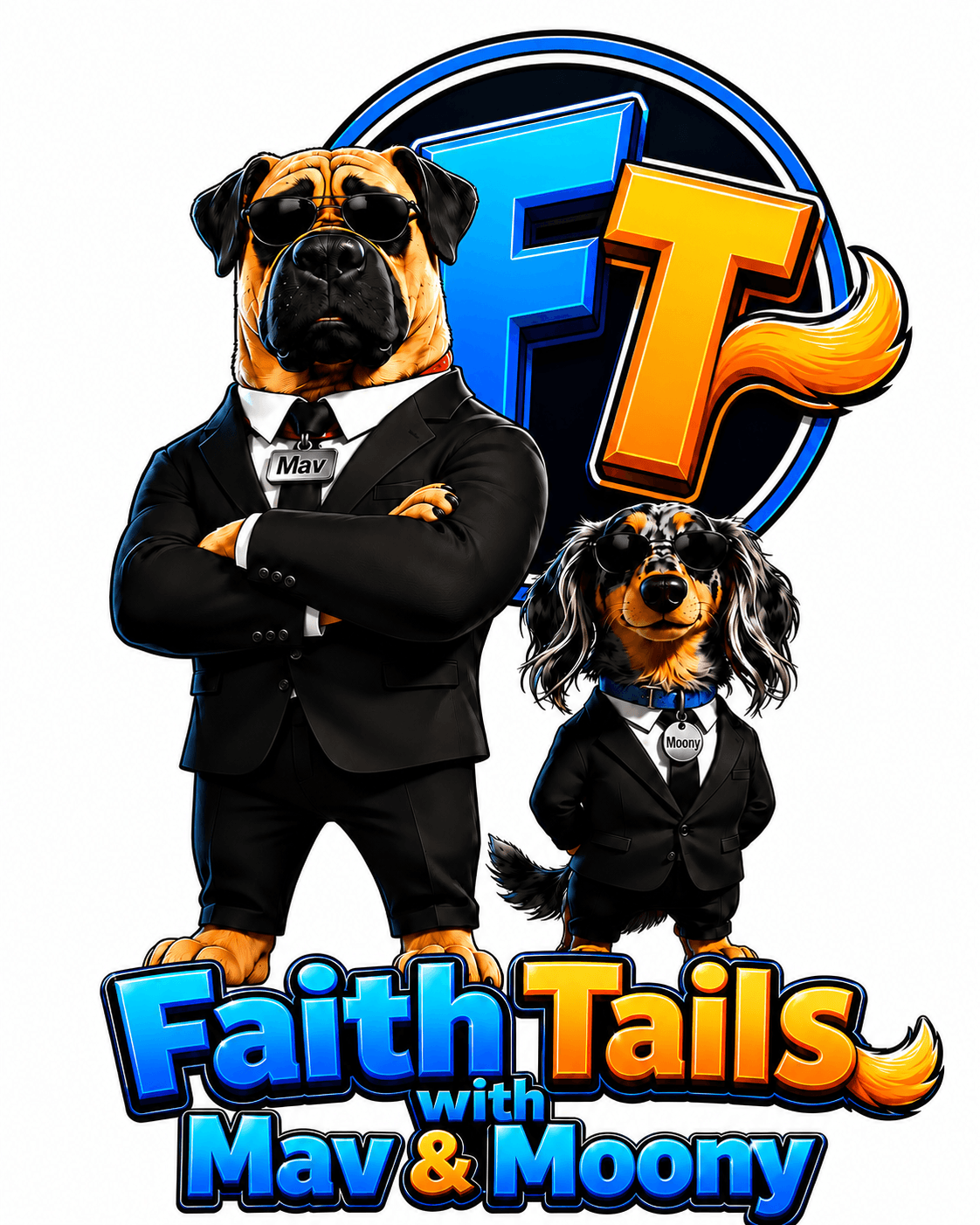 Faith Tails — Mav & Moony Tee